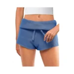 Saodimallsu Womens Foldover Lounge Shorts High Waisted Drawstring Casual Summer