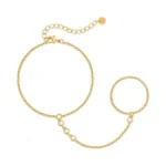 Mprainbow Gold Bracelets Jewelry For Women - 18k Gold Plated