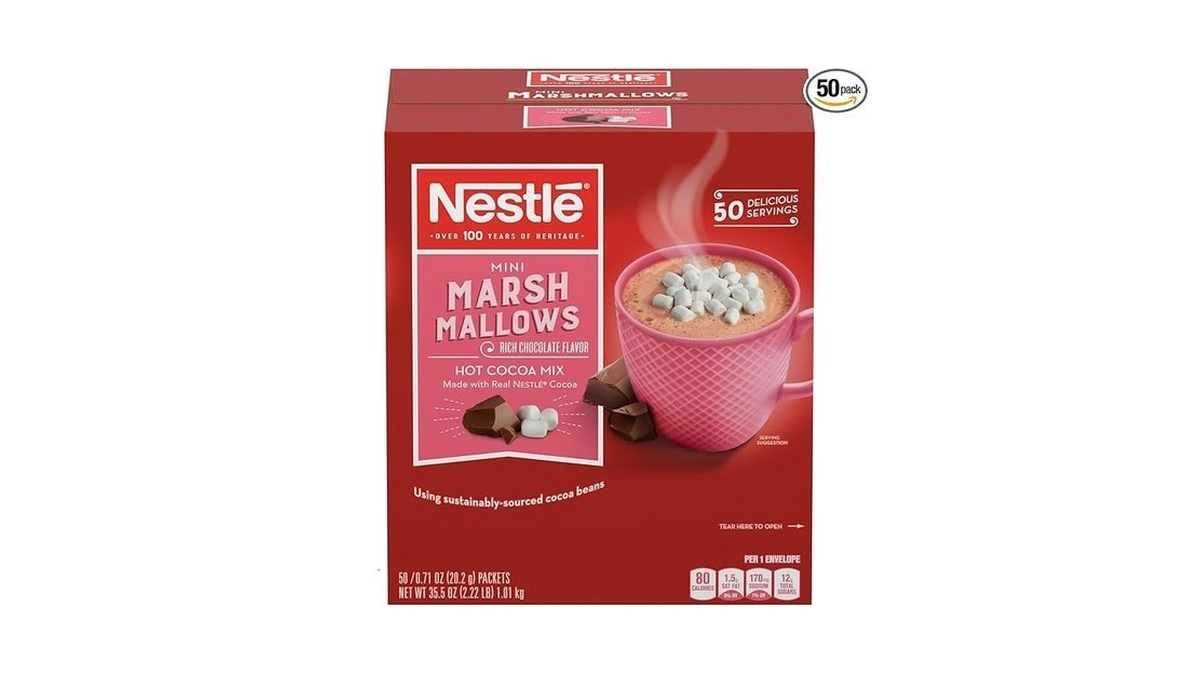 Nestle Hot Cocoa Mix, Rich Chocolate With Mini Marshmallows, 0.71-ounce