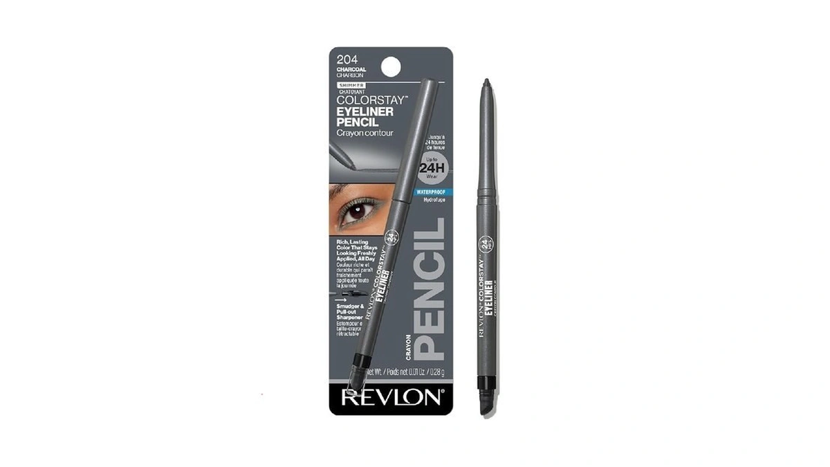 Revlon Colorstay Pencil Waterproof Eyeliner, Smudge-proof, Eye Makeup With Built-in