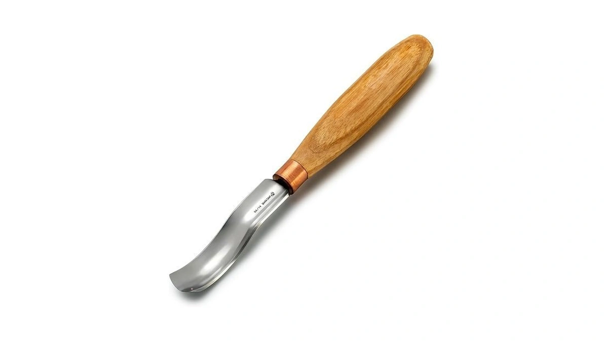 Beavercraft, Wood Carving Bent Gouge K8a/14 0.55" - Spoon Carving