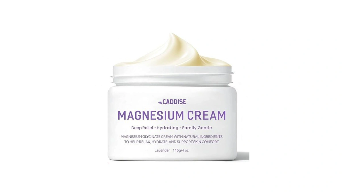 Caddise Magnesium Lotion With Magnesium Glycinate, Fast-absorbing Moisturizing Cream For