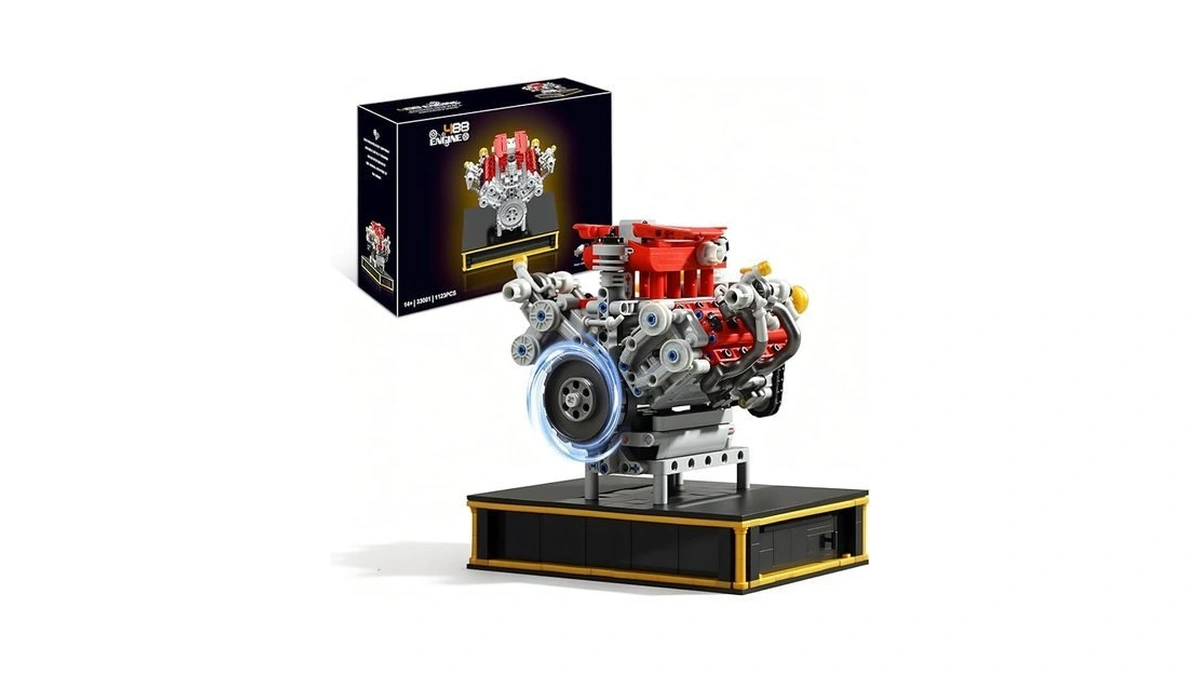 Mocburiku Mini V8 Engine Kits That Runs, Build Your Own