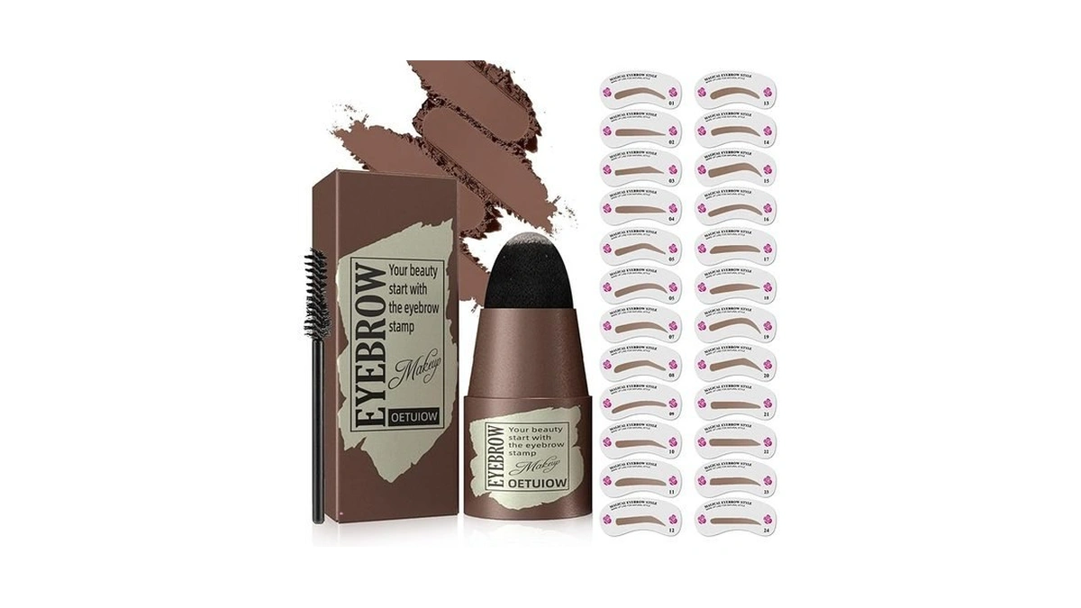 Eyebrow Stamp Stencil Kit - One-step Eye Brow Stencil Kit