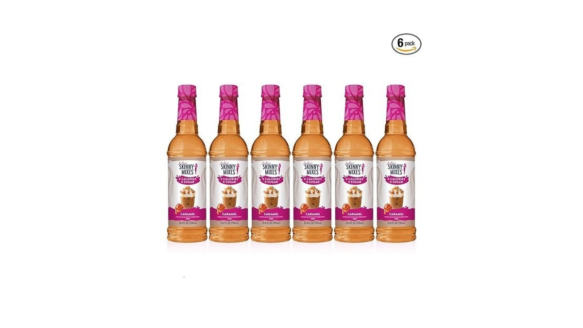Jordan's Skinny Syrups Sugar Free Coffee Syrup, Caramel Flavor Drink