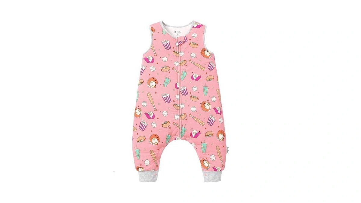 Patpat Baby Wearable Blanket With Legs(sleep Sack), Bamboo Viscose,1.0 Tog