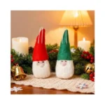 Handmade Wool Felted Gnome Gifts For Christmas Decoration, 2 Pcs