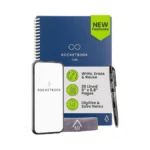 Rocketbook Core Reusable Smart Notebook, Lined Pages For School, Work