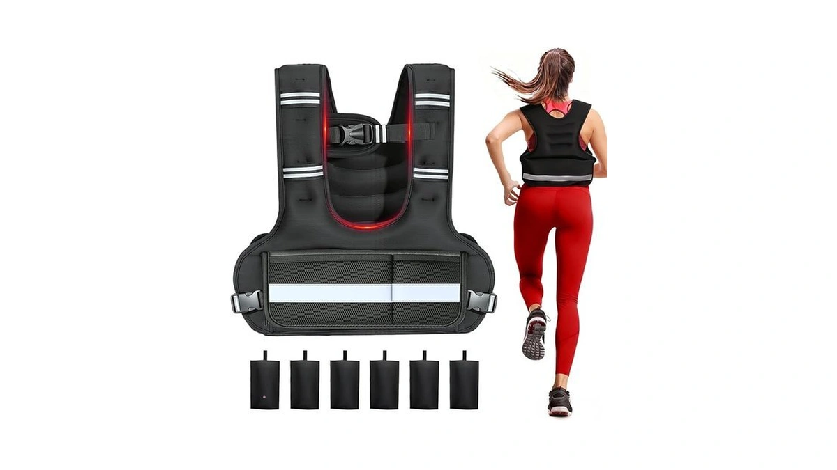 Weighted Vest For Women & Men With U-shaped Breathable Design,
