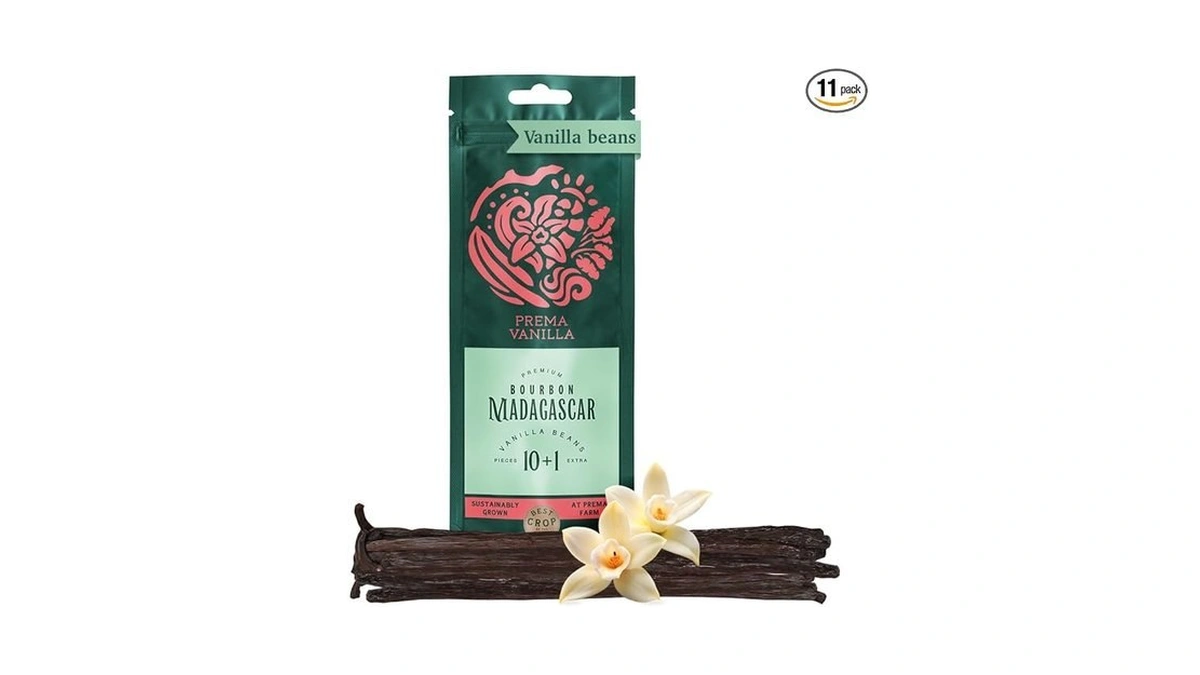 Prema Vanilla Madagascar Vanilla Beans Grade A, Bourbon Pods For