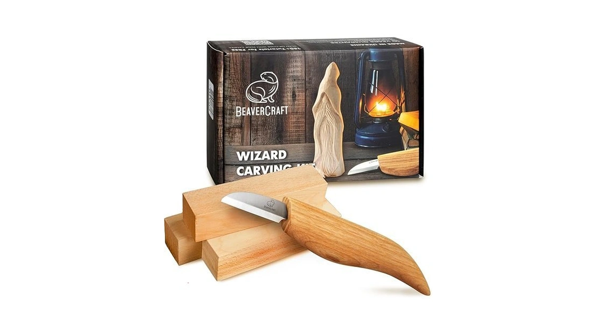 Beavercraft Whittling Kit For Beginners, Wood Carving Kit For Beginners