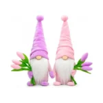 Knomeko Tulip Gnomes Spring Decor Indoor- Mothers Day Decorations Gifts