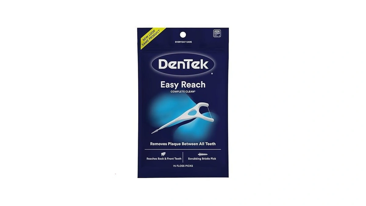 Dentek Complete Clean Floss Picks | Removes Food & Plaque