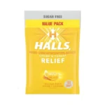 Halls Relief Honey Lemon Sugar Free Cough Drops, Value Pack,