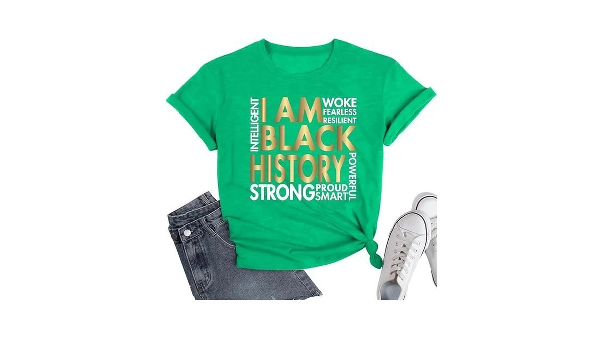 Black History Shirt Women I Am Black History African American