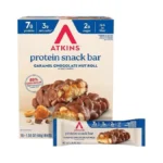 Atkins Caramel Chocolate Nut Roll Snack Bar, Protein Snack ,