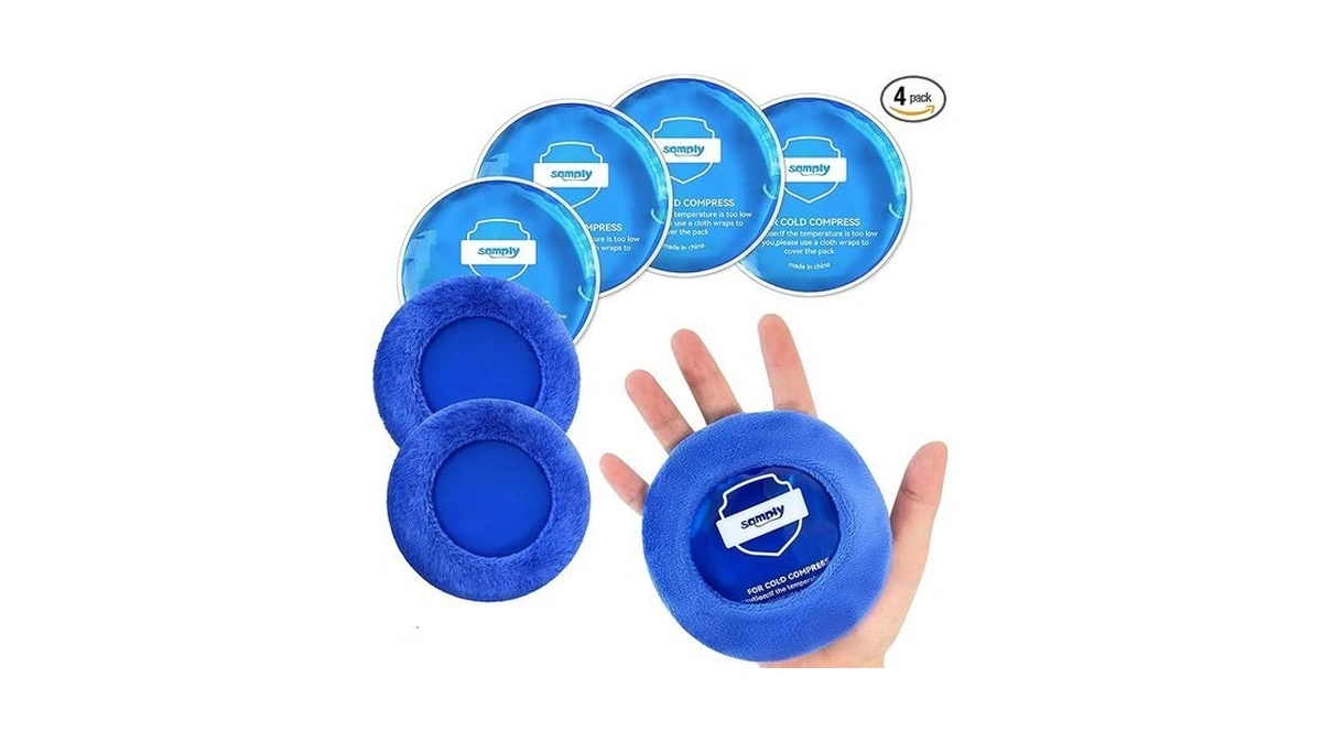 Samply Small Gel Ice Packs For Boo Boos, Cold Packs