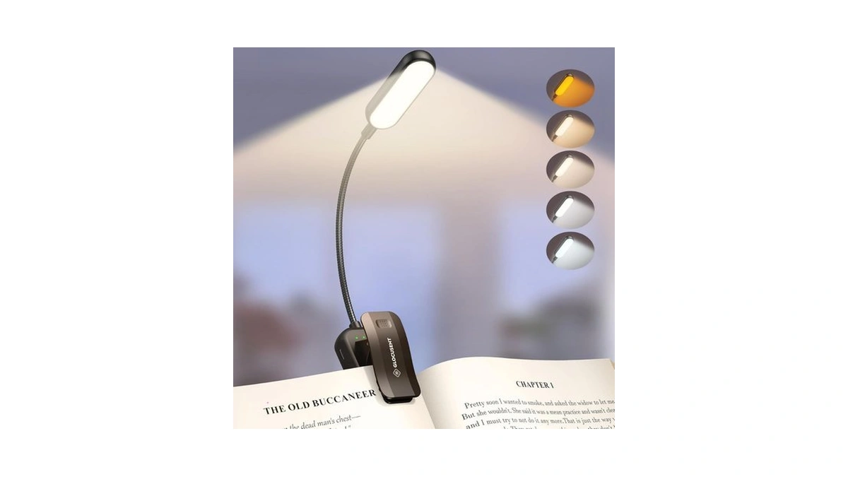 Glocusent 20 Led Reading Lights For Books In Bed, Eye