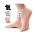 Sb Sox Pilates Socks For Women (2 Pairs) - Non