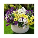 Fanfantoey Artificial Flowers For Outdoors,uv Resistant Fake Flowers Silk Pansy