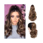 Mychanson 16 Inch Ponytail Extension Drawstring Ponytail For Women Curly