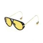 Sodqw Oversized Aviator Sunglasses For Women With Earring Trendy Large