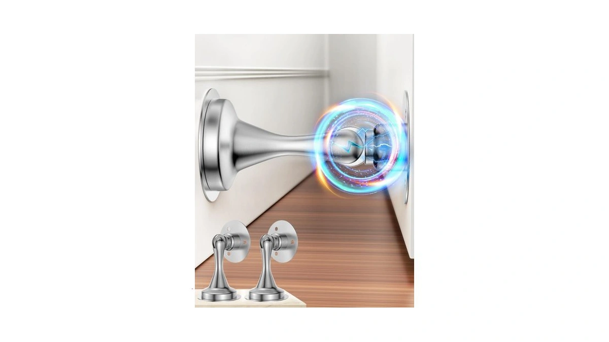 Door Stoppers Magnetic Door Catch - 2 Pack Stainless Steel