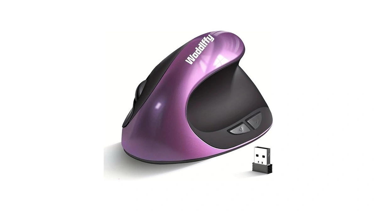 Woddlffy Ergonomic Mouse Wireless,vertical Mouse With Silent Click Right Handed