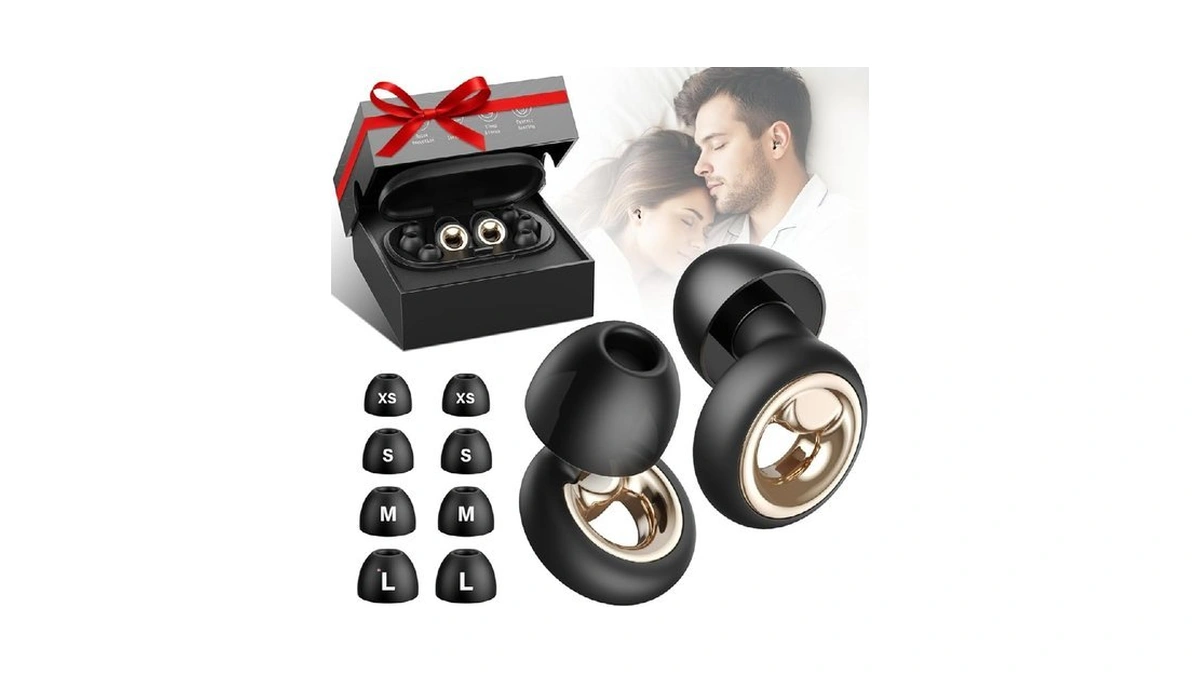 Vosaf Noise Cancelling Ear Plugs For Sleeping, 55db Reusable Soft