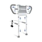 Bedside Rail For Elderly Safety Adjustable Bed Aid With Storage