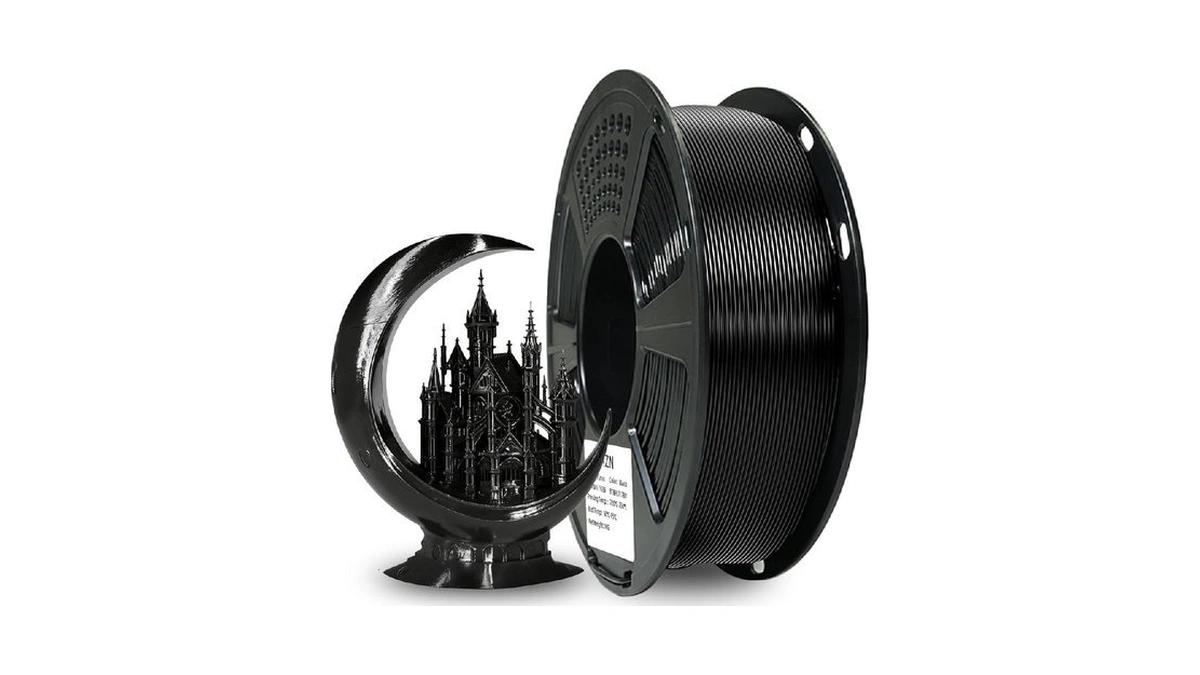 Xzn Black Petg Filament 1.75mm 3d Printer Filament 1kg(2.2lbs) Petg