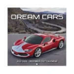 Wall Calendar 2026-2027 - Cars Calendar From Jul. 2026 To