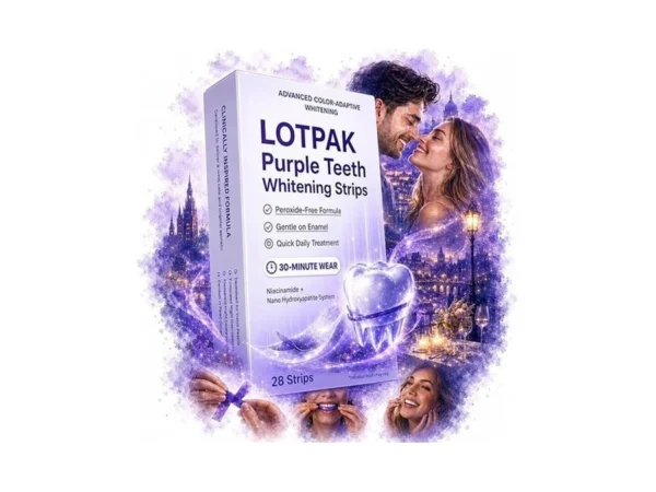 Purple Whitening Strips Peroxide Free Teeth Whitening For Sensitive Teeth