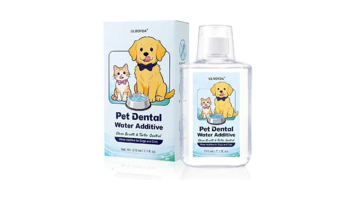 Ulroyda Pet Dental Water Additive For Dogs & Cats -