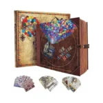 Adventure Scrapbook Hardcover - Premium Embossed Cover Photo Book, Lay