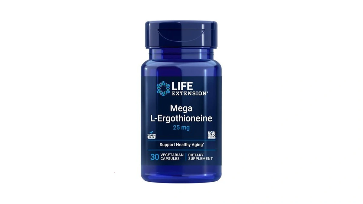 Life Extension Mega L-ergothioneine, Healthy Aging Amino Acid, Antioxidant, Powerful