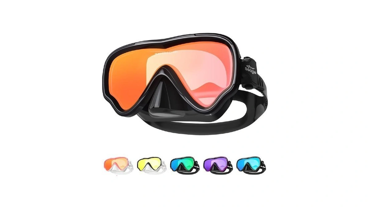 Seago Swim Mask Swimming Goggles Adult Men Women With Nose