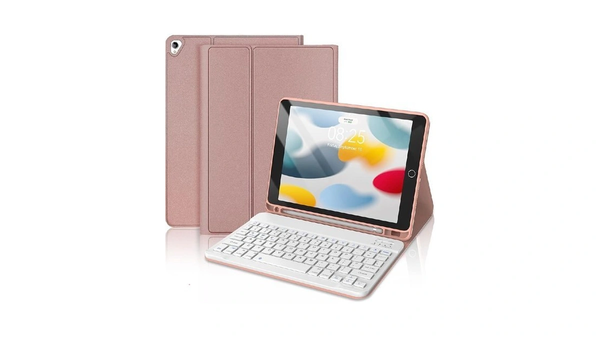 Keyboard Case For Ipad 9th Generation 2021 10.2 Inch, Detachable
