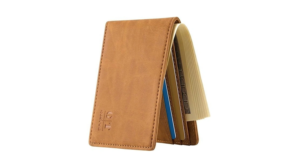 Gostwo Mens Wallet Rfid Blocking Slim Minimalist Bifold Wallet With