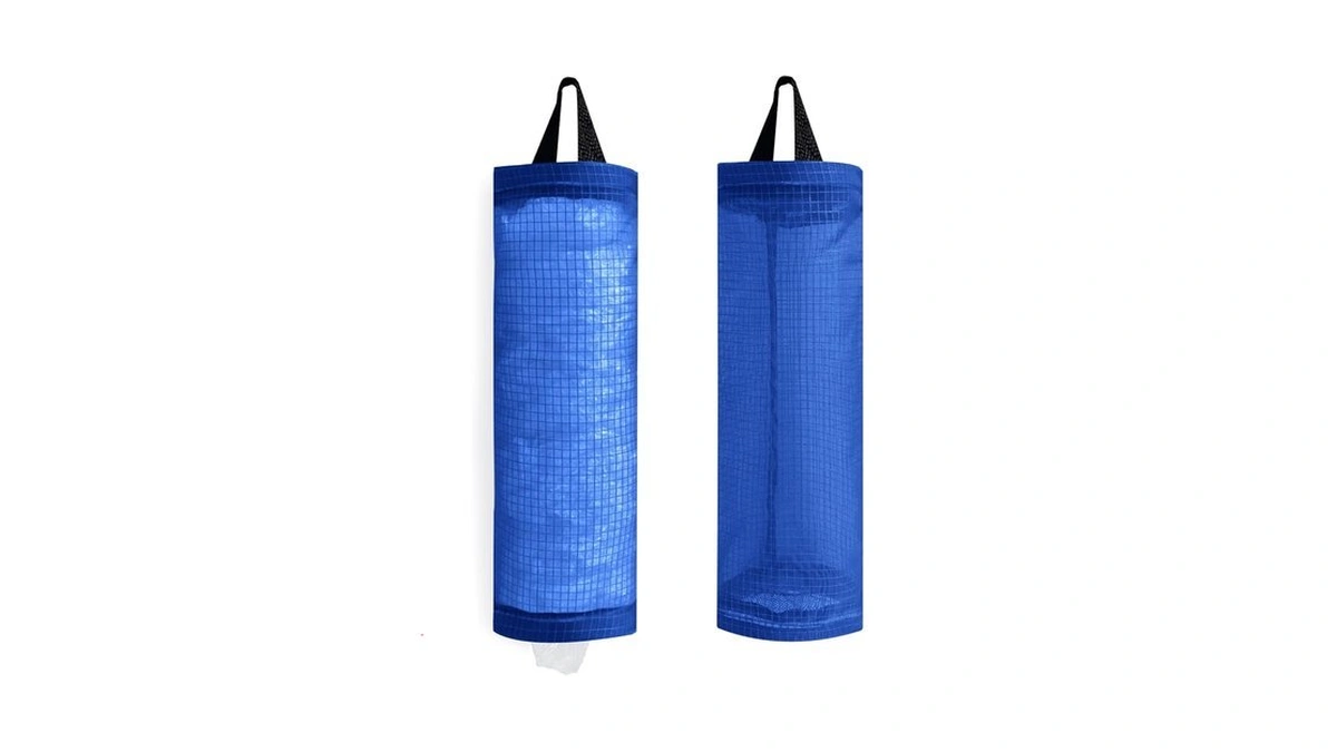 Togetrue Plastic Bag Holder, Mesh Grocery Bag Holder Hanging Storage