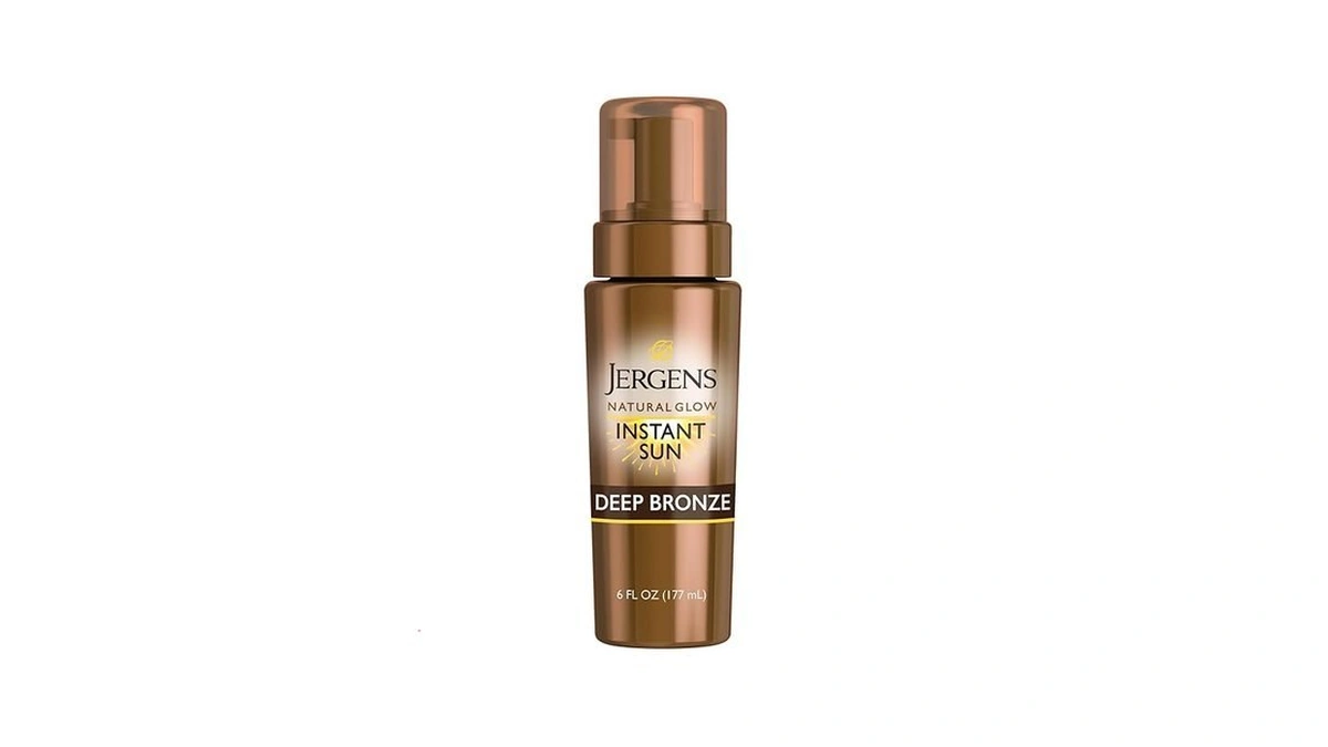 Jergens Natural Glow Instant Sun Body Mousse, Self Tanner For