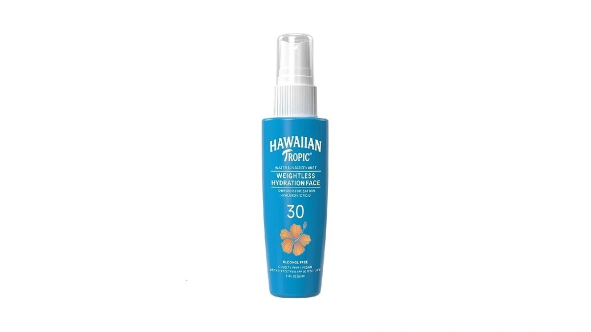 Hawaiian Tropic Weightless Hydration Water Mist For Face Spf 30,