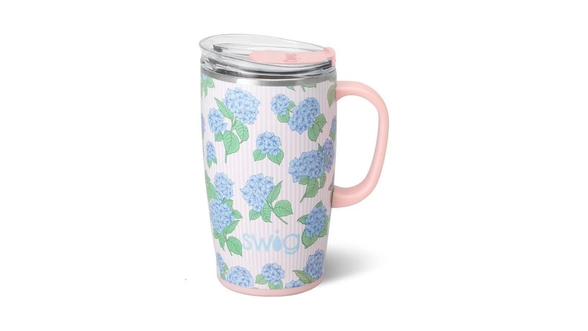 Swig Life 18oz Travel Mug, Insulated Tumbler With Handle And