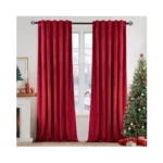 Miulee Velvet Curtains 90 Inches - Luxury Blackout Curtains For
