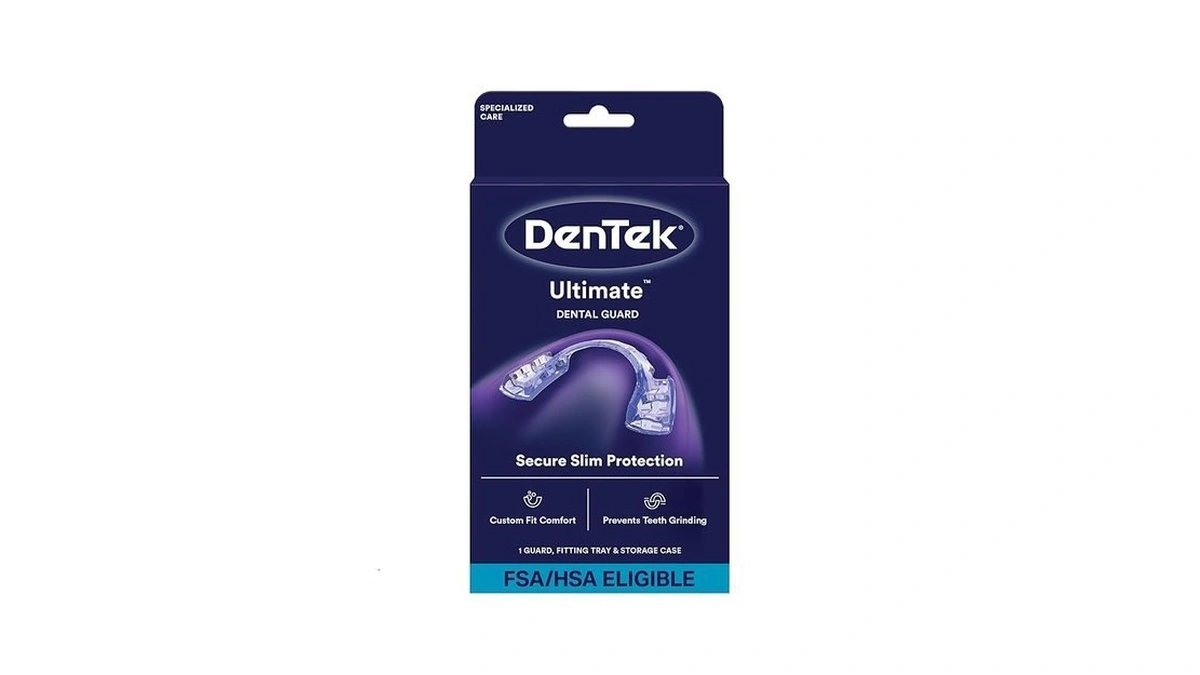 Dentek Ultimate Dental Guard, Slim-fit Mouth Guard For Grinding Teeth