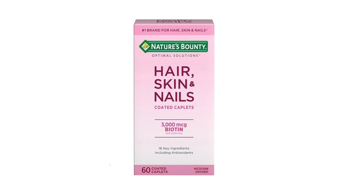 Nature's Bounty Optimal Solutions Hair, Skin & Nails Formula, With