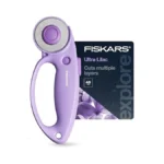 Fiskars Loop Rotary Cutter, Explore Collection Ultra Lilac, Precision-ground Steel