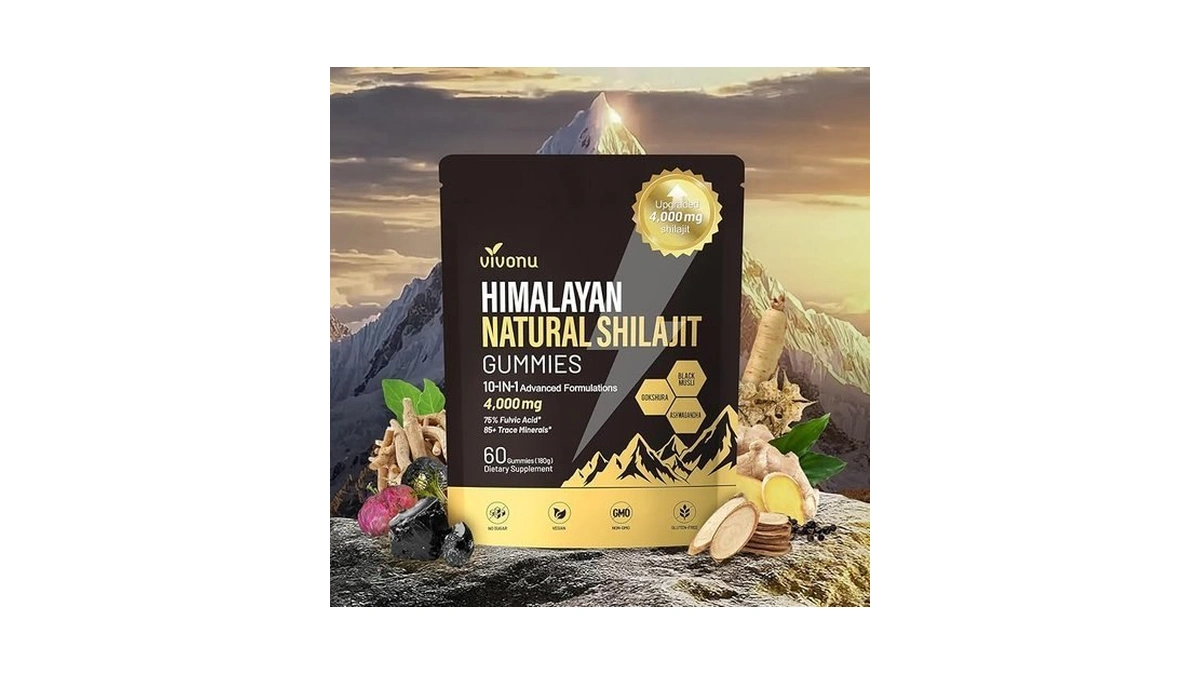 Vivonu Shilajit* Gummies,pure Himalayan* Micronutrient Supplement, Himalayan Premium Ingredient With