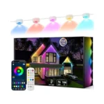 Befamali 104ft Permanent Outdoor Lights, Rgb Smart Outdoor Lights For