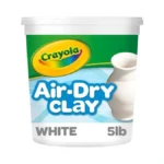 Crayola Air Dry Clay (5lbs), Teacher Supplies, Natural White Modeling
